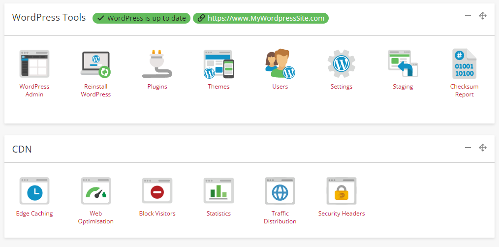 Wordpress Hosting Control Panel